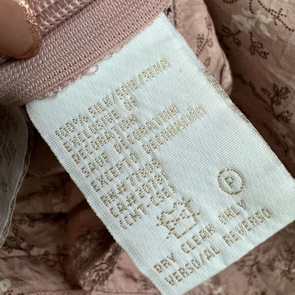 $5/$25 Vintage Tommy Hilfiger 100% Silk Floral Pink Camisole Size Large Petite - Picture 10 of 10